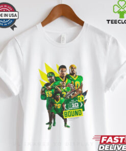 Official Oregon Ducks 2024 Big Ten Football Championship Game Bound Sat December 7 Indianapolis IN t shirt