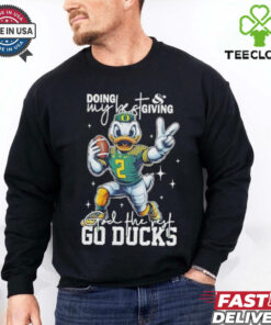 Official Oregon Ducks Doing My Best Giving God The Rest Go Ducks shirt