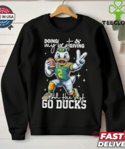 Official Oregon Ducks Doing My Best Giving God The Rest Go Ducks shirt