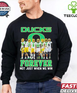 Official Oregon Ducks Forever Not Just When We Win Signature shirt