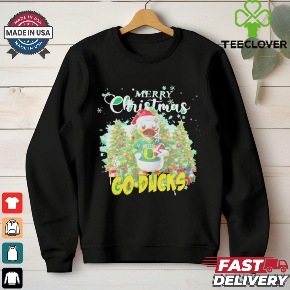 Official Oregon Ducks Mascot Merry Christmas Go Ducks Sweatshirt Official Oregon Ducks Mascot Merry Christmas Go Ducks Sweatshirt