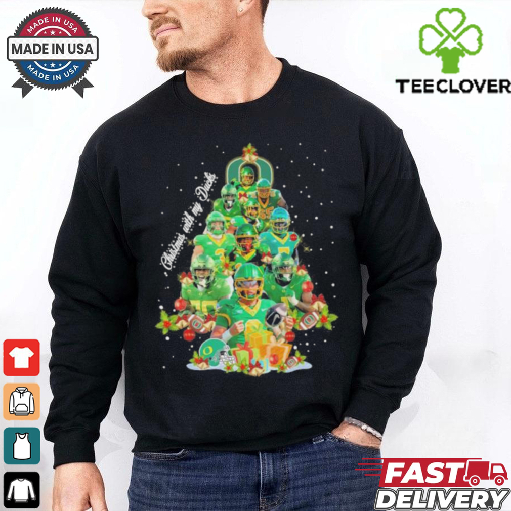 Official Oregon Ducks Team Christmas Tree With My Ducks Shirt Official Oregon Ducks Team Christmas Tree With My Ducks Shirt