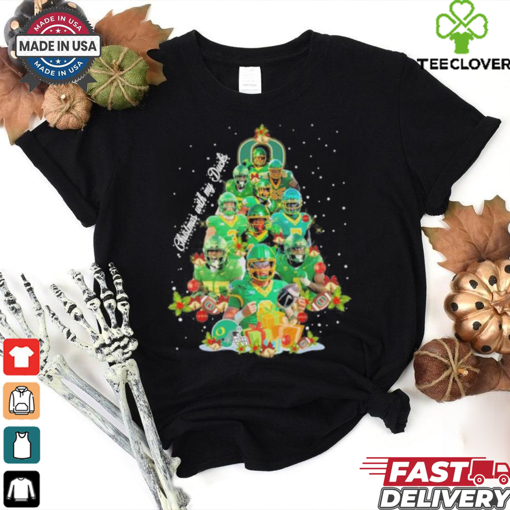 Official Oregon Ducks Team Christmas Tree With My Ducks Shirt Official Oregon Ducks Team Christmas Tree With My Ducks Shirt