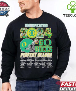 Official Oregon Ducks Undefeated 2024 Perfect Season Go Ducks Shirt