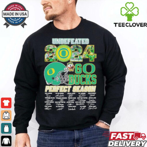 Official Oregon Ducks Undefeated 2024 Perfect Season Go Ducks Shirt