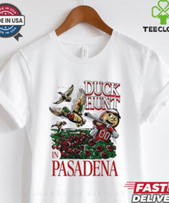 Official Oregon Ohio Rose Bowl Duck Hunt In Pasadena Shirt