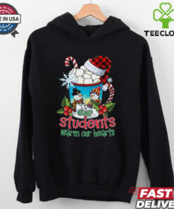 Official Our Students warm Our Hearts Christmas For Teacher 2024 Shirt 2 Official Our Students warm Our Hearts Christmas For Teacher 2024 Shirt