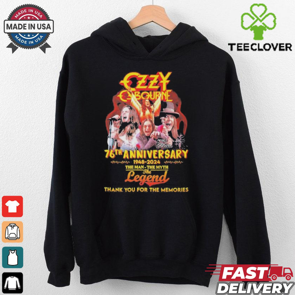 Official Ozzy Osbourne 76th Anniversary 1948 2024 The Man The Myth The Legends Thank You For The Memories Signature shirt Official Ozzy Osbourne 76th Anniversary 1948 2024 The Man The Myth The Legends Thank You For The Memories Signature shirt