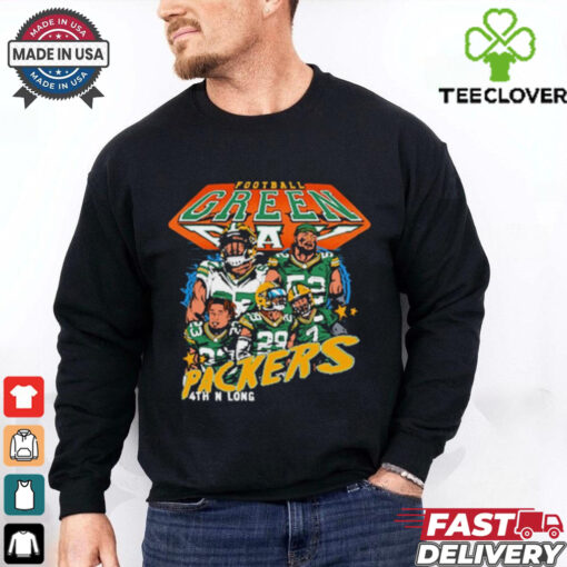 Official Pack Defense 4th N Long Green Bay Packers NFL Graphic t shirt
