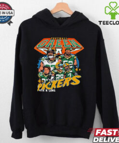 Official Pack Defense 4th N Long Green Bay Packers NFL Graphic t shirt