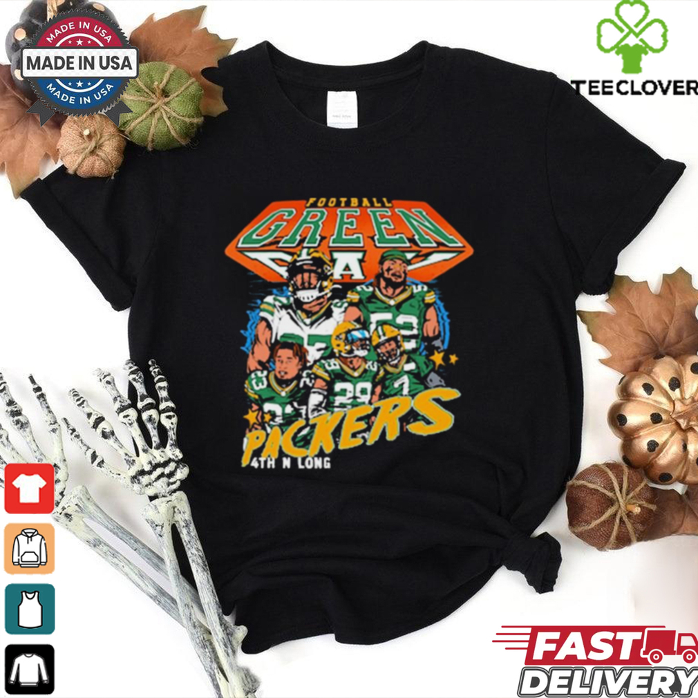 Official Pack Defense 4th N Long Green Bay Packers NFL Graphic t shirt Official Pack Defense 4th N Long Green Bay Packers NFL Graphic t shirt