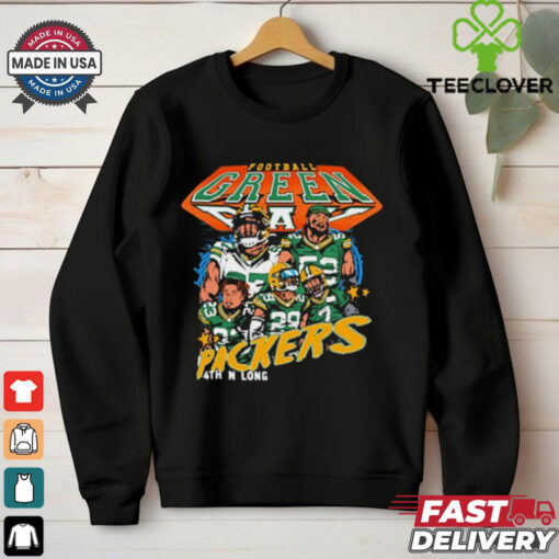 Official Pack Defense 4th N Long Green Bay Packers NFL Graphic t shirt