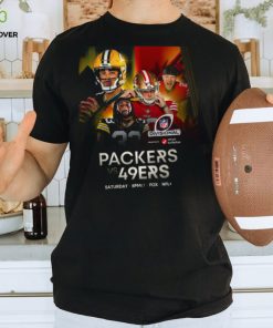 Official Packers Vs 49ers 2023 2024 NFL Divisional Game Shirt 2 Official Packers Vs 49ers 2023 2024 NFL Divisional Game Shirt