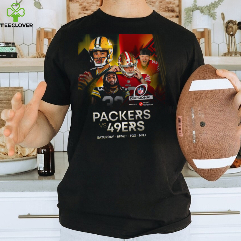 Official Packers Vs 49ers 2023 2024 NFL Divisional Game Shirt Official Packers Vs 49ers 2023 2024 NFL Divisional Game Shirt