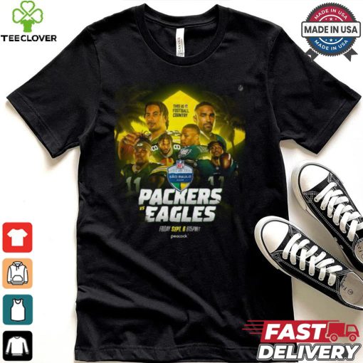 Official Packers vs Eagles NFL game in Sao Paulo Brazil 2024 Shirt