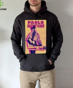 Official Paolo Nutini Aug 6 2024 Paisley Town Hall in Paisley Poster Shirt