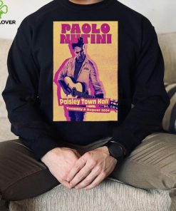 Official Paolo Nutini Aug 6 2024 Paisley Town Hall in Paisley Poster Shirt 2 Official Paolo Nutini Aug 6 2024 Paisley Town Hall in Paisley Poster Shirt