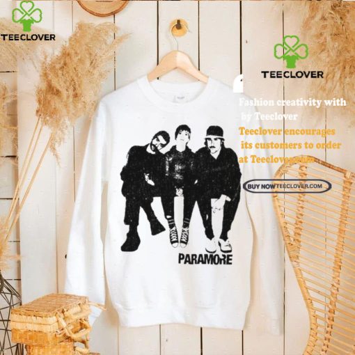 Official Paramore Group Photo Boyfriend Fit Girls Shirt