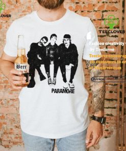 Official Paramore Group Photo Boyfriend Fit Girls Shirt