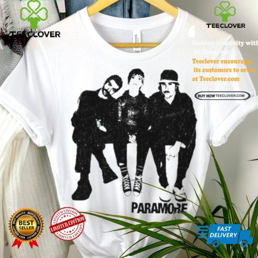 Official Paramore Group Photo Boyfriend Fit Girls Shirt