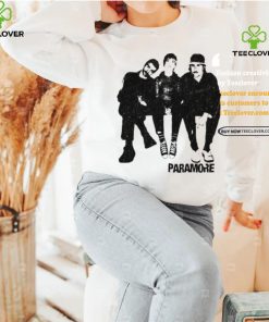 Official Paramore Group Photo Boyfriend Fit Girls Shirt