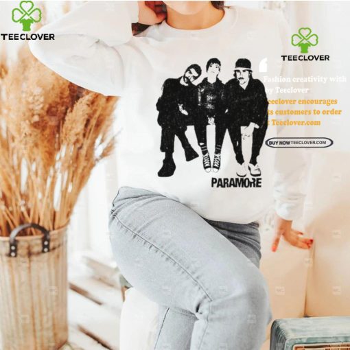 Official Paramore Group Photo Boyfriend Fit Girls Shirt