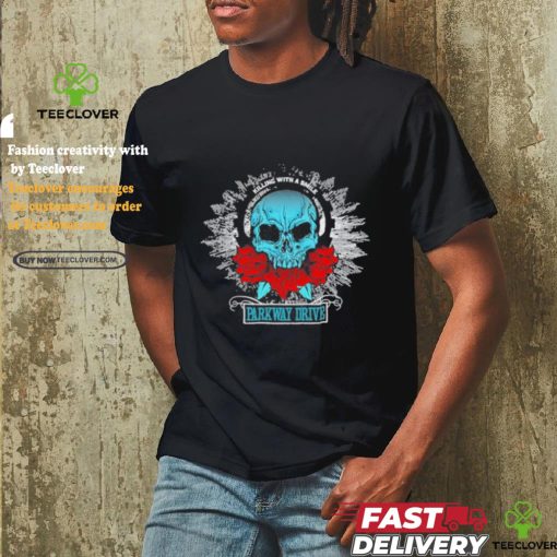 Official Parkway Drive Skull Rose T Shirt