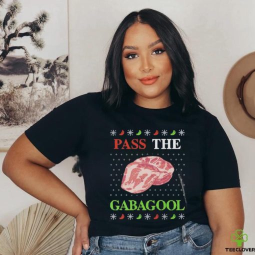 Official Pass the gabagool tacky ugly Christmas hoodie, sweater, longsleeve, shirt v-neck, t-shirt