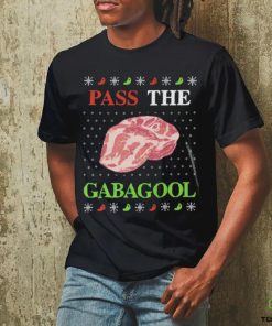 Official Pass the gabagool tacky ugly Christmas hoodie, sweater, longsleeve, shirt v-neck, t-shirt