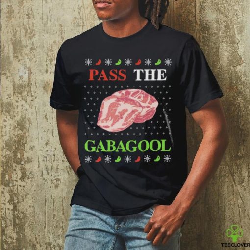 Official Pass the gabagool tacky ugly Christmas hoodie, sweater, longsleeve, shirt v-neck, t-shirt