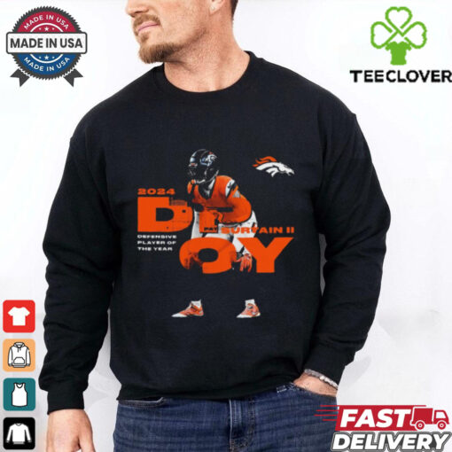 Official Pat Surtain II Denver Broncos 2024 NFL Football Defensive Player of the Year Graphic t shirt