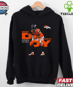 Official Pat Surtain II Denver Broncos 2024 NFL Football Defensive Player of the Year Graphic t shirt