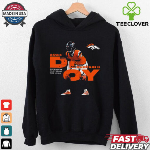 Official Pat Surtain II Denver Broncos 2024 NFL Football Defensive Player of the Year Graphic t shirt