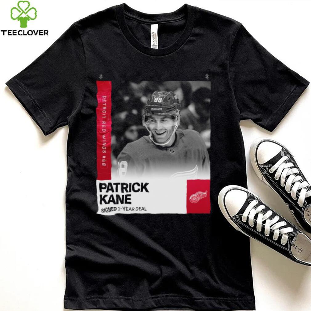 Official Patrick Kane Detroit Red Wings #88 Signed 1 year deal shirt Official Patrick Kane Detroit Red Wings #88 Signed 1 year deal shirt