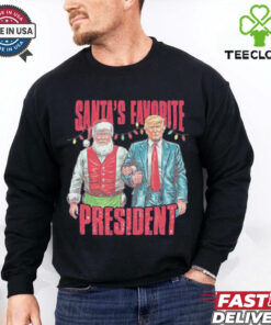 Official Patriot Pride Men’s Funny Santa’s Favorite President Shirt