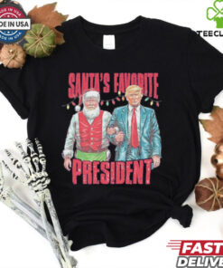 Official Patriot Pride Men’s Funny Santa’s Favorite President Shirt