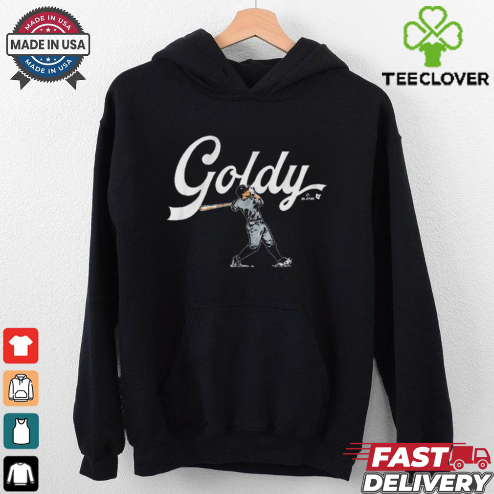 Official Paul Goldschmidt New York Yankees Slugger Swing Goldy MLB 2025 t shirt Official Paul Goldschmidt New York Yankees Slugger Swing Goldy MLB 2025 t shirt