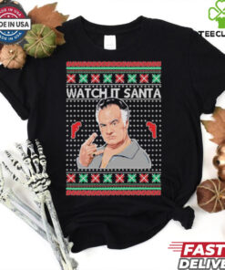 Official Paulie Gualtieri Watch It Santa Christmas Shirt 2 Official Paulie Gualtieri Watch It Santa Christmas Shirt