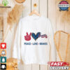 Official Peace Love Kansas City Royals MLB 2024 Shirt