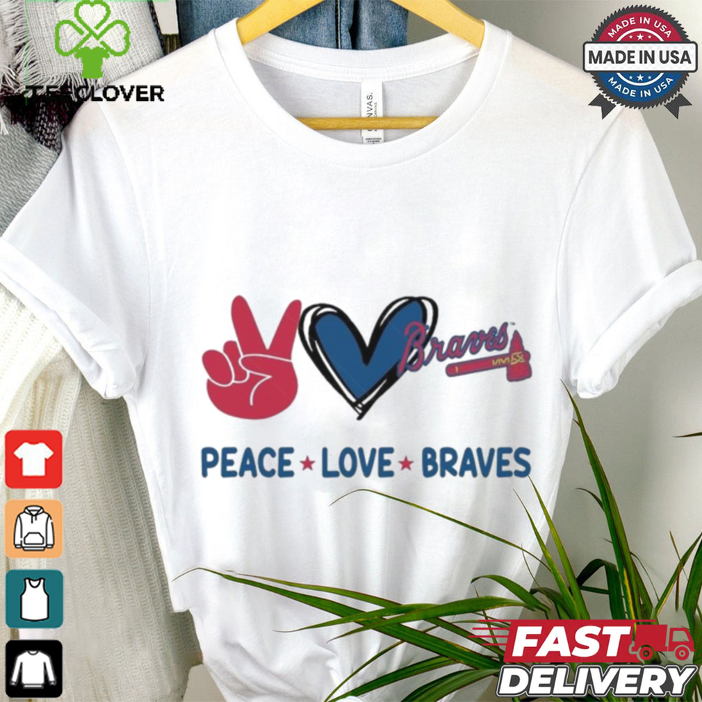 Official Peace Love Atlanta Braves MLB 2024 Shirt Official Peace Love Atlanta Braves MLB 2024 Shirt