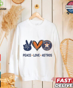 Official Peace Love Houston Astros MLB 2024 Shirt