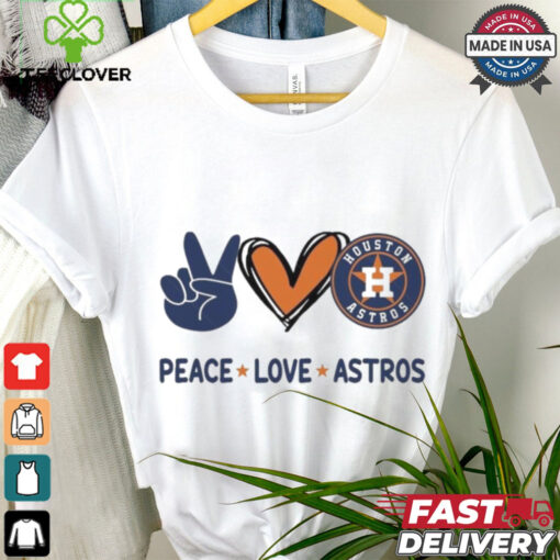 Official Peace Love Houston Astros MLB 2024 Shirt