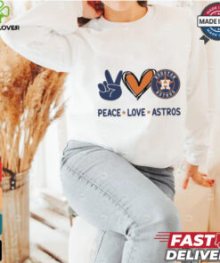 Official Peace Love Houston Astros MLB 2024 Shirt