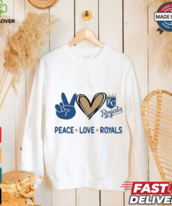 Official Peace Love Kansas City Royals MLB 2024 Shirt