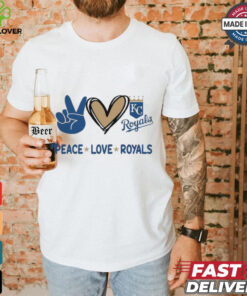 Official Peace Love Kansas City Royals MLB 2024 Shirt