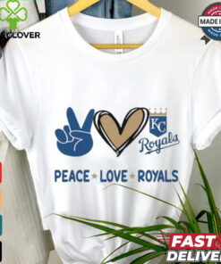 Official Peace Love Kansas City Royals MLB 2024 Shirt