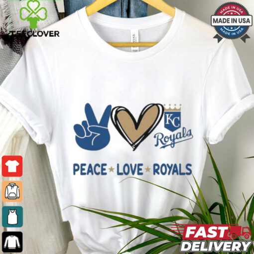 Official Peace Love Kansas City Royals MLB 2024 Shirt