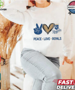 Official Peace Love Kansas City Royals MLB 2024 Shirt