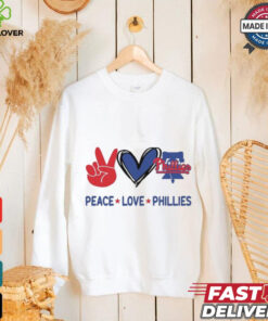 Official Peace Love Philadelphia Phillies MLB 2024 Shirt