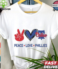 Official Peace Love Philadelphia Phillies MLB 2024 Shirt